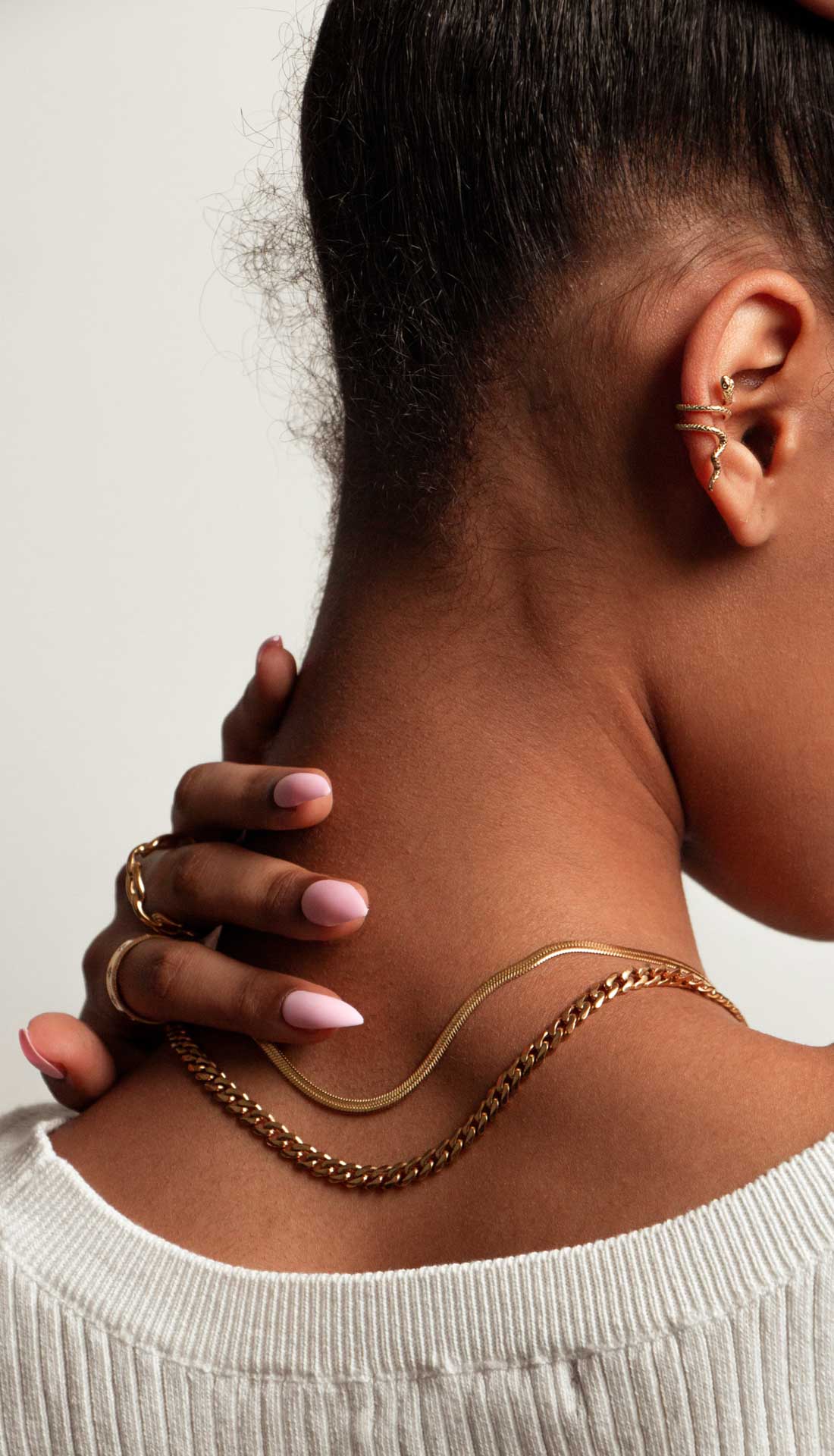 Jewellery photography for a fashion accessories brand Tresor by Amani. Commercial photography in Birmingham UK