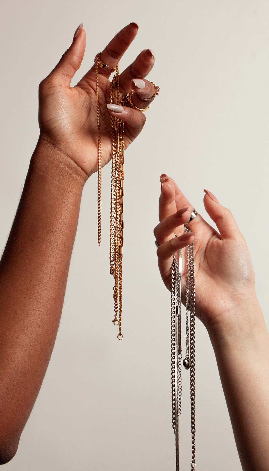 Marketing photography for a Birmingham based fashion jewellery brand Tresor by Amani. Marketing images for a fashion accessories brand