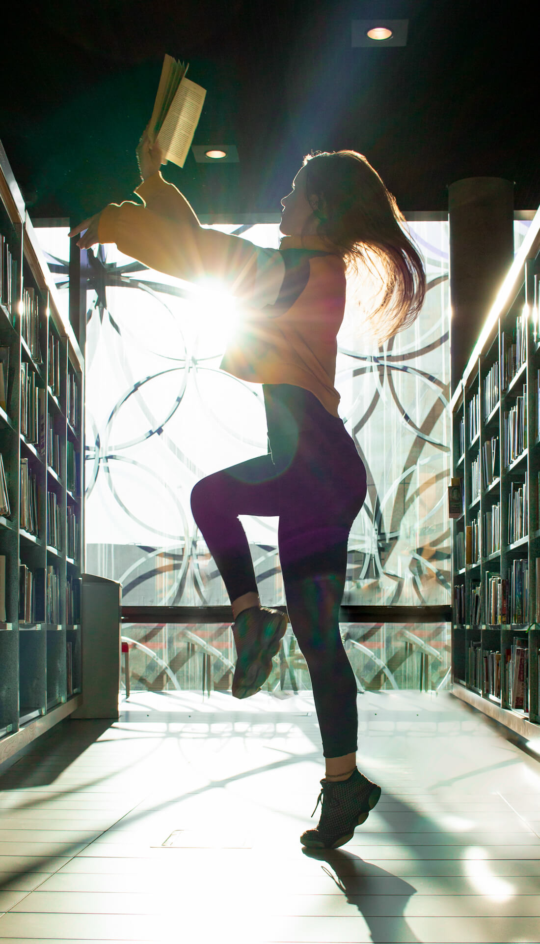 Creative dance portfolio photoshoot Birmingham uk, dance photographer uk, ballet dance photoshoot in Birmingham Library
