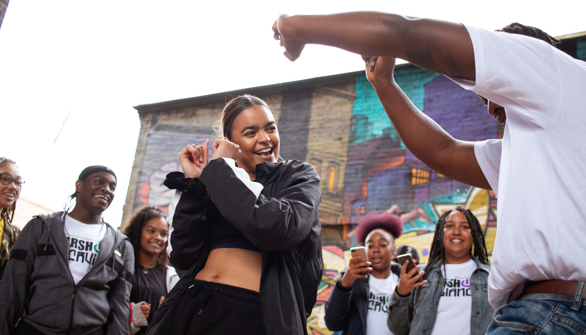 Dance event photography by Anastasia Jobson. Birmingham Weekender 2019, Dance Jam in Digbeth