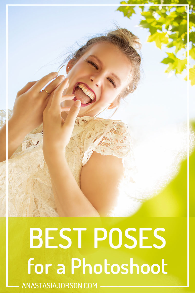 Learn which poses are the best for a photoshoot and how to pose better