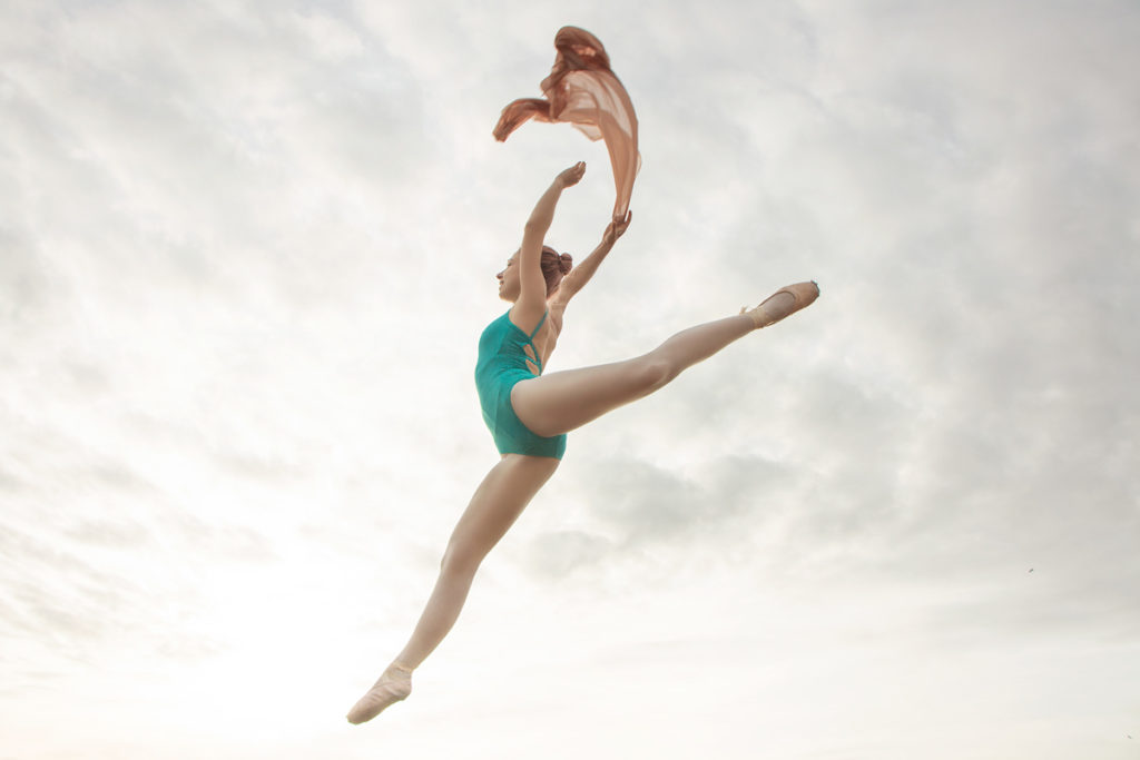 Ballet Dance Photoshoot On The Beach