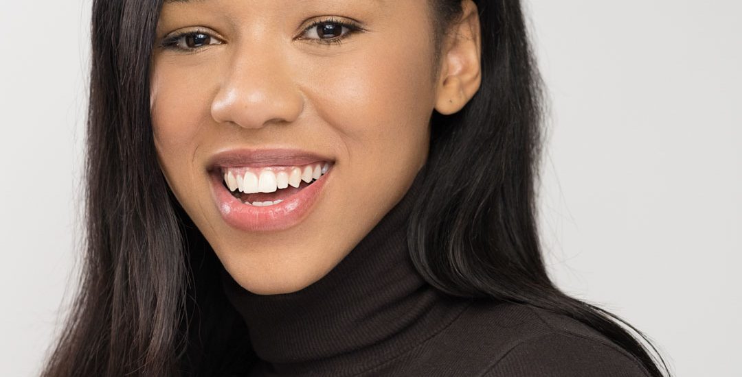 Professional headshot portrait of a Birmingham actor with white background