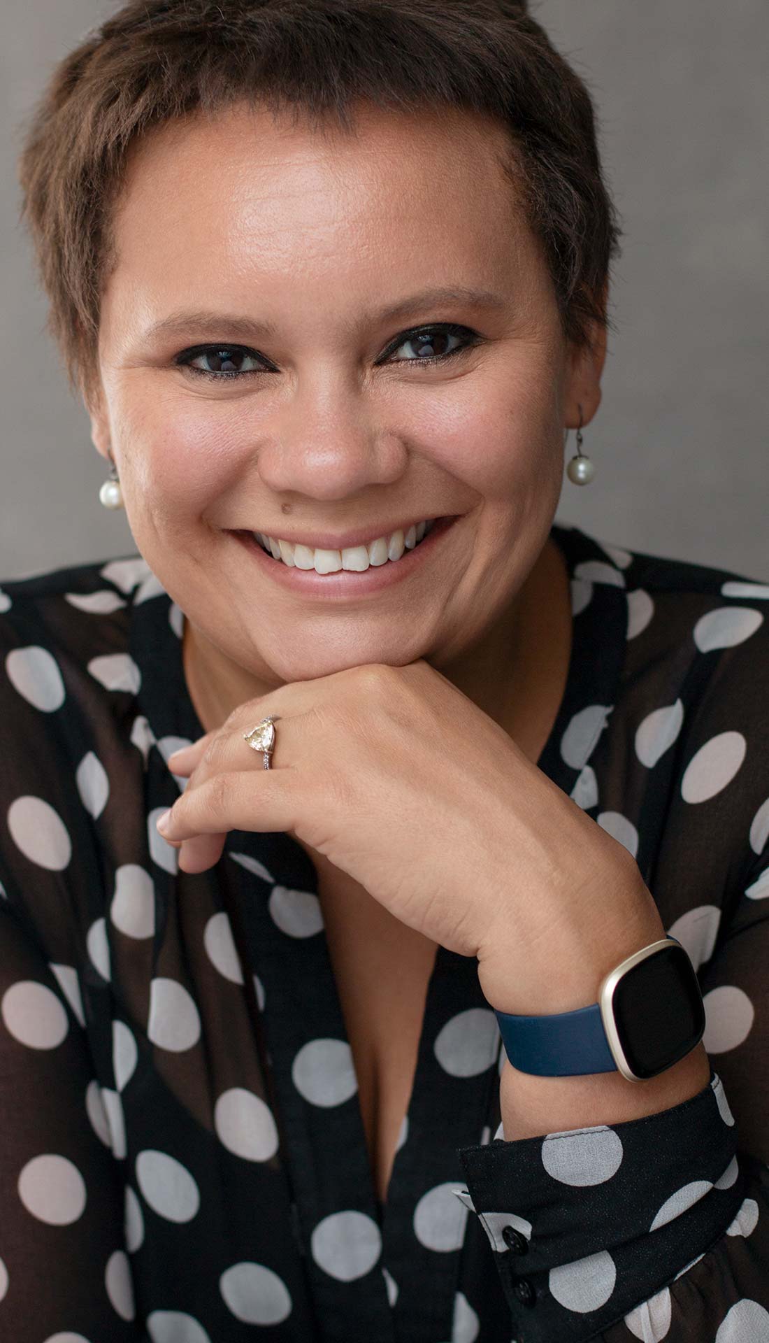 A professional headshot of a virtual assistant Claire Kelly from ProNoble Virtual Assistants. Business portraits and personal branding photography in Birmingham.