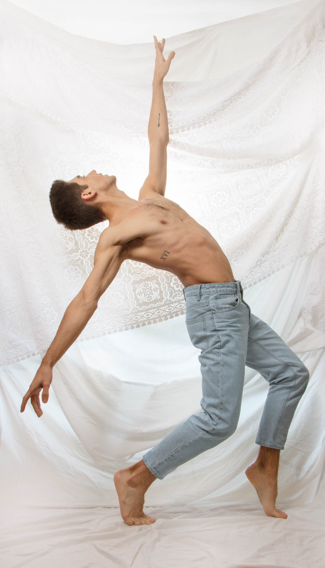 A dance portfolio photoshoot with a male ballet dancer in Birmingham U.K
