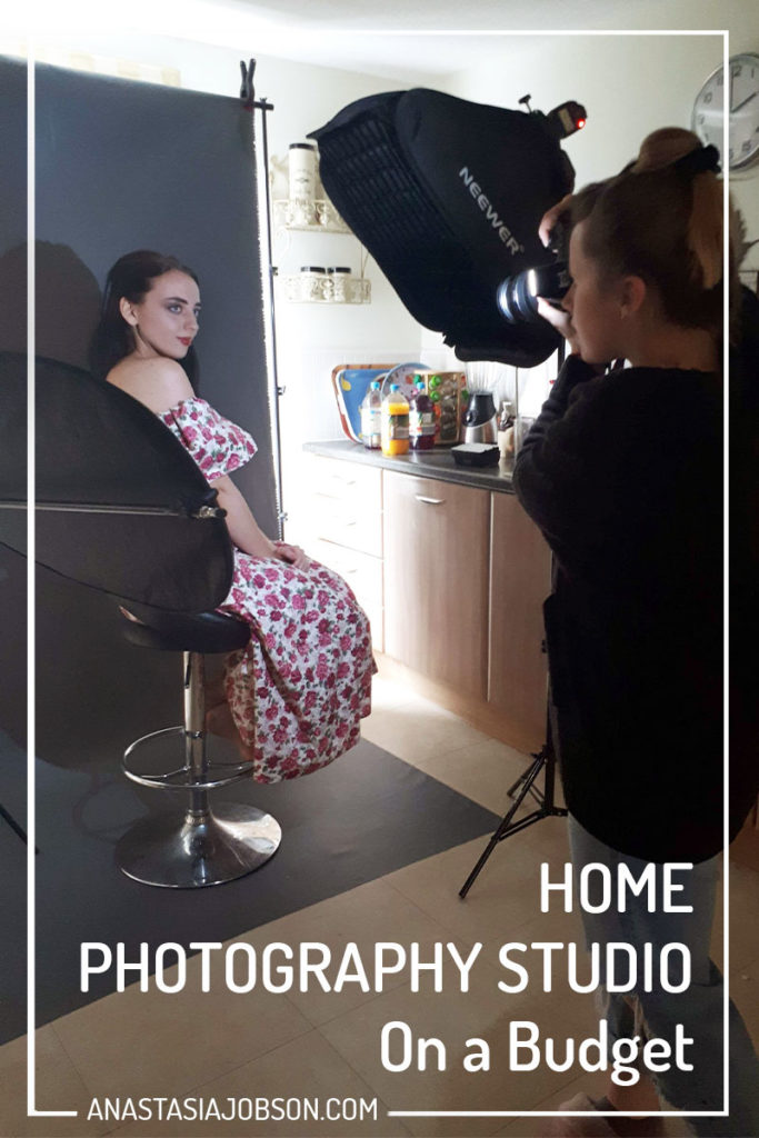 Home photography studio on a budget - Anastasia Jobson Photography