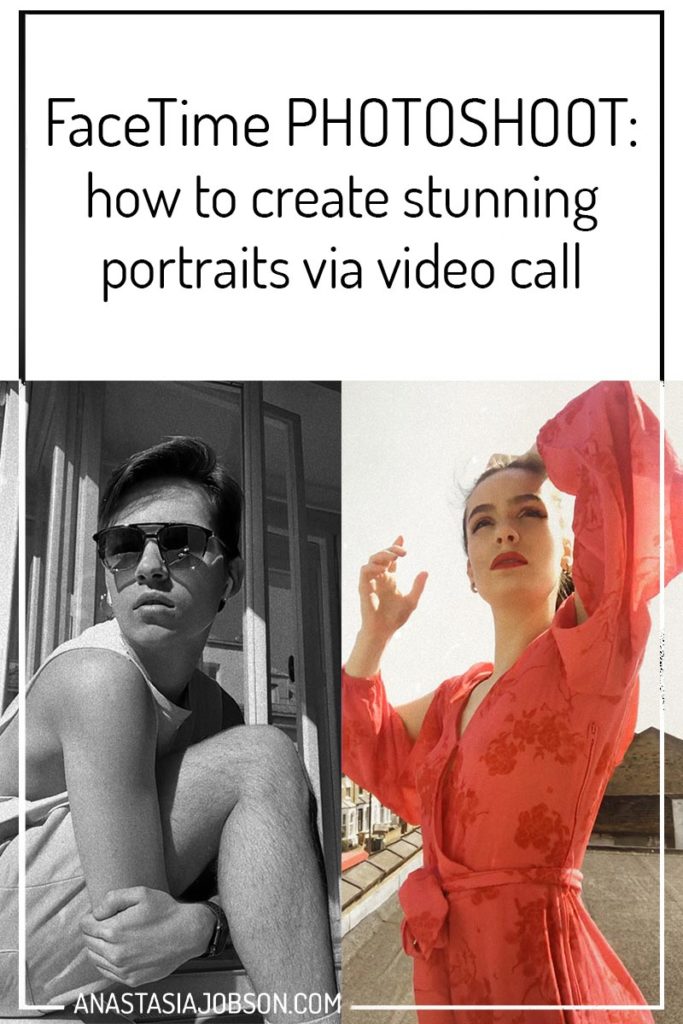 FaceTime photoshoots, a 2020 photography challenge