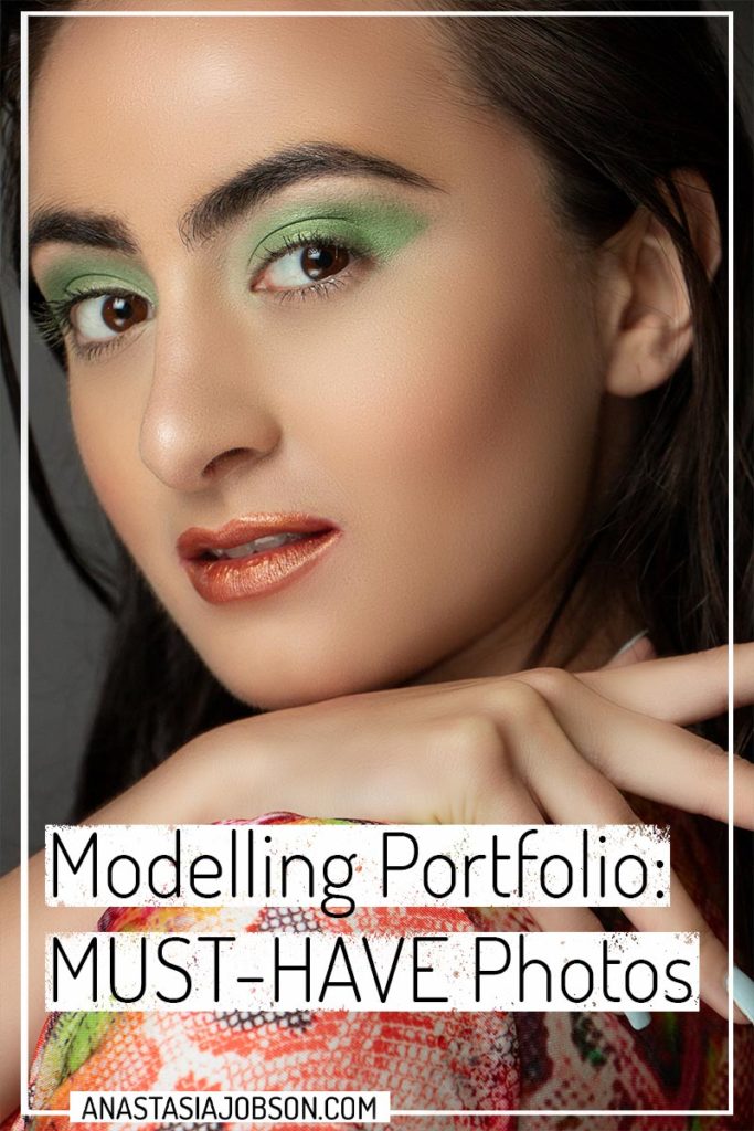 Modelling portfolio: Close-up editorial beauty image.