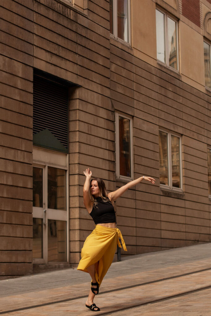 outdoor dance photography in Birmingham UK city centre