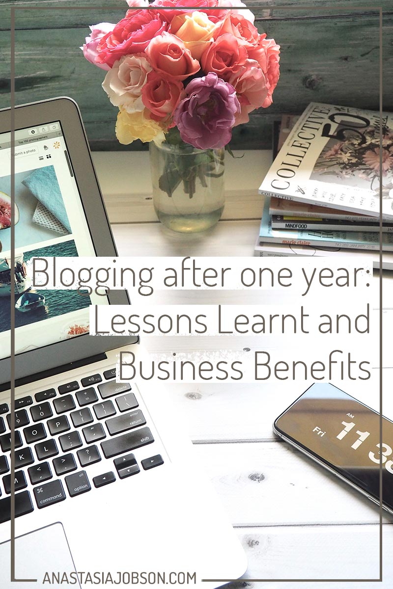 Business benefits of blogging. Blogging after one year: lessons and benefits