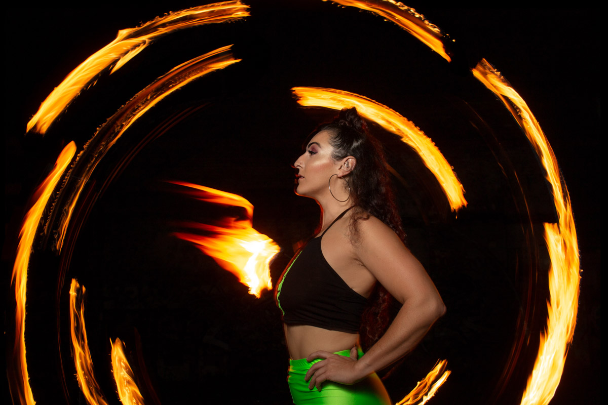 Fire dancer portrait, dance photographer Birmingham, creative dance photography, Birmingham dance photography