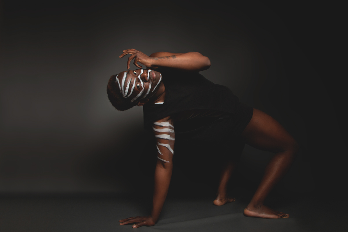 creative studio dance photoshoot, body paint, dance photoshoot