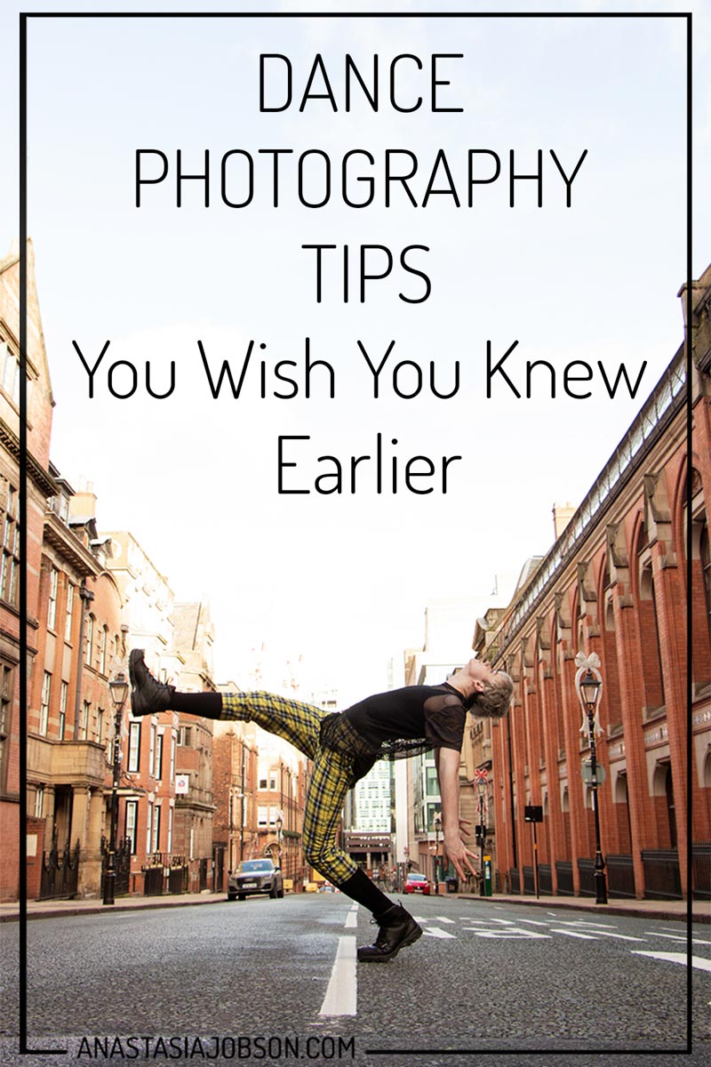 A male Vogue dancer doing a vogue dip in the middle of the road in Birmingham city centre. Dance photography tips