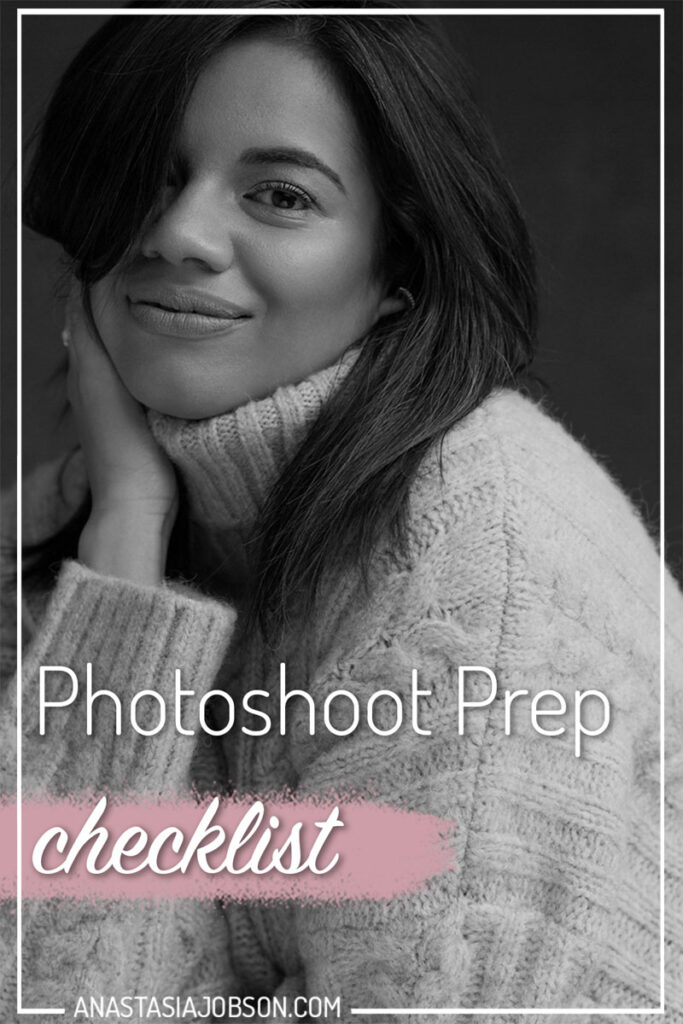 Photoshoot preparation checklist - photography blog by Anastasia Jobson