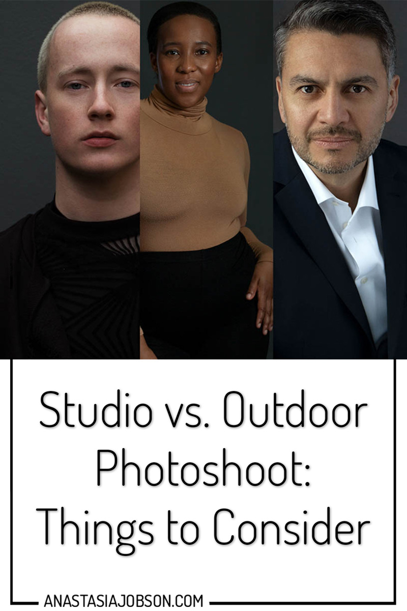 studio vs outdoor photoshoot - how to choose. Photoshoot preparation tips and advice