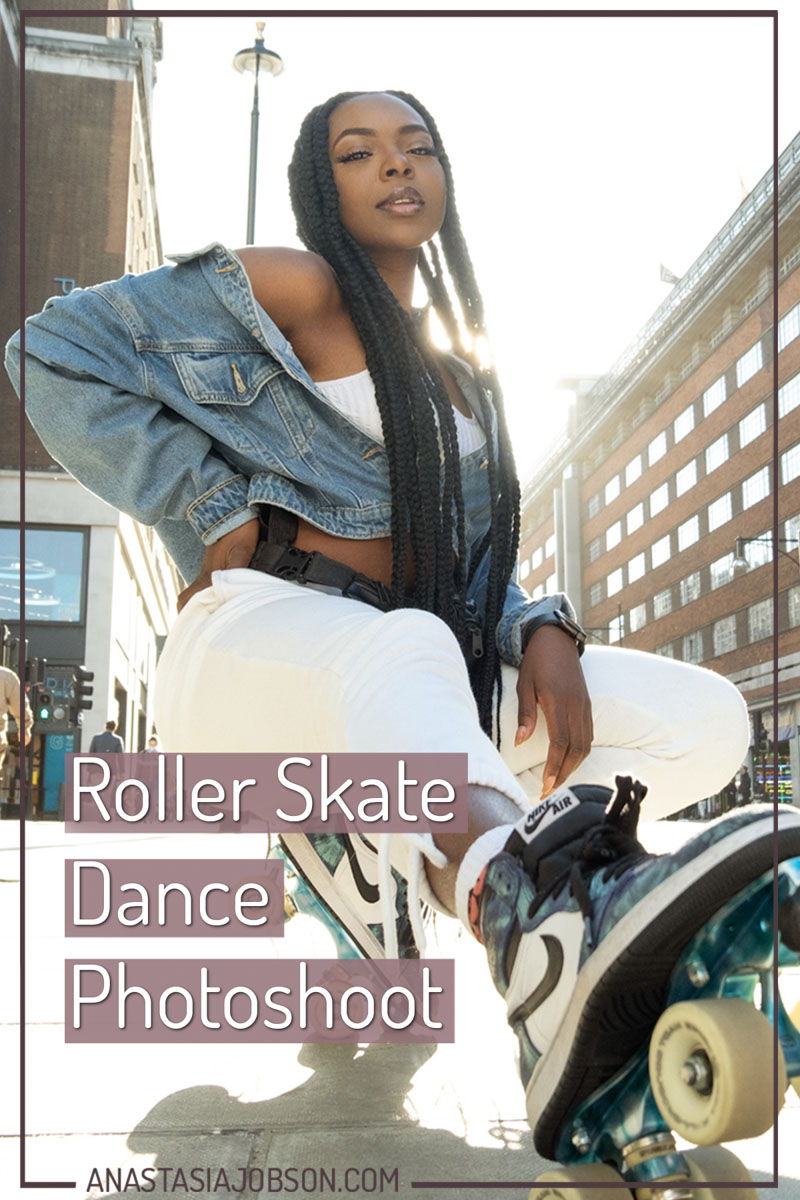 Roller skate dance photoshoot blog by Anastasia Jobson