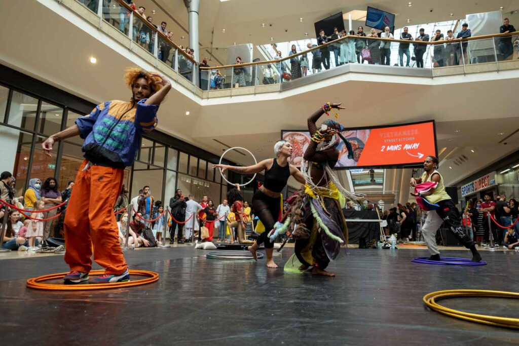 Fierce Flow show at Bullring during Birmingham Weekender 2021