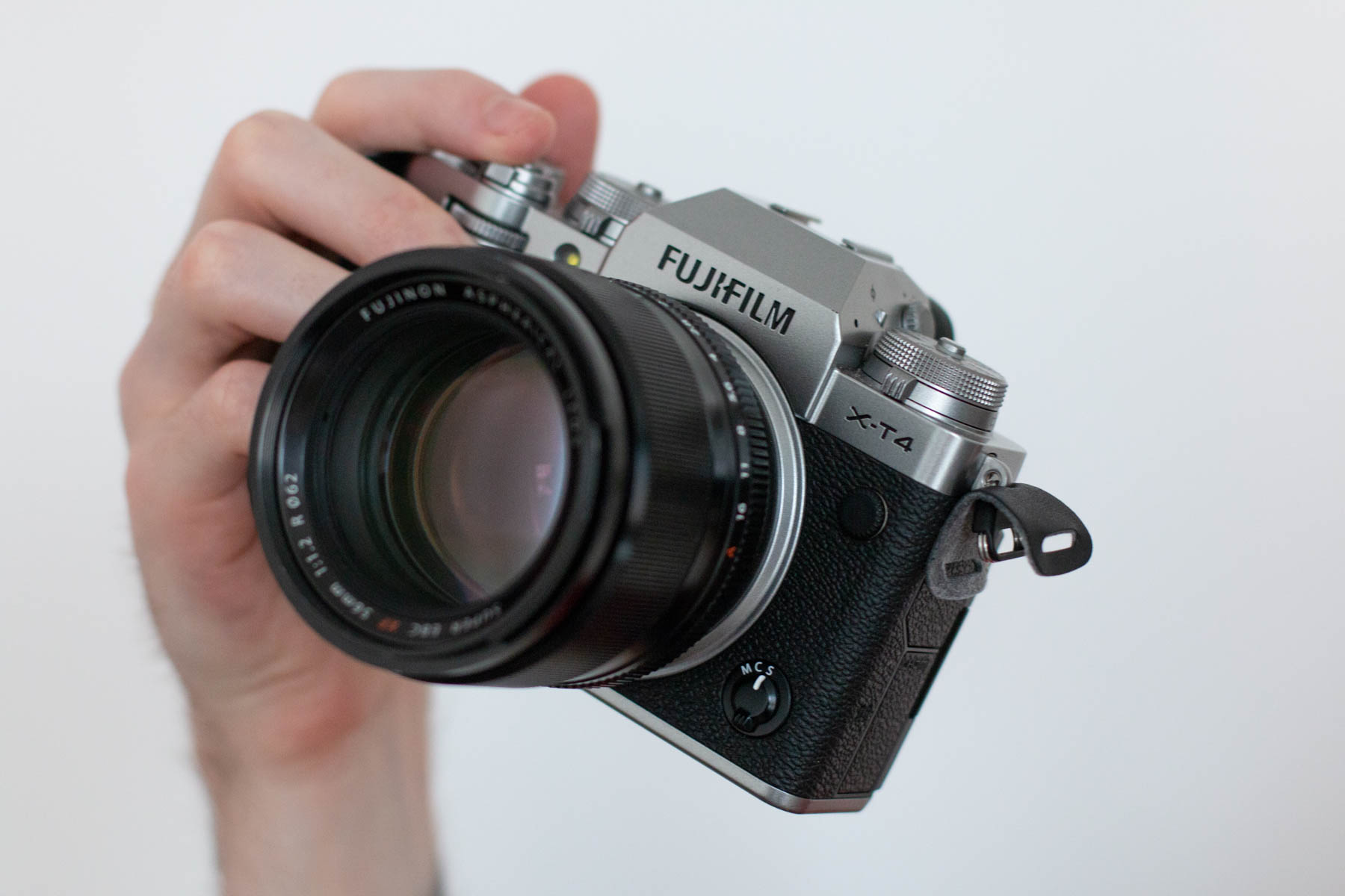 Fujifilm XT-4 with 56mm 1.2 lens attached