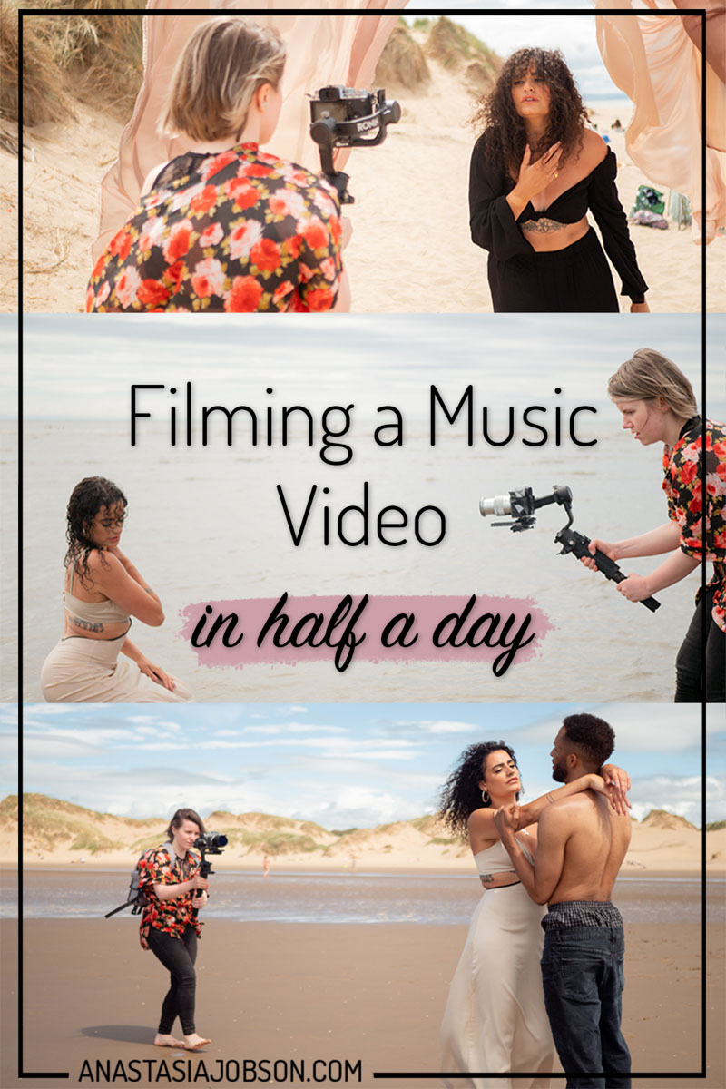 Filming a professional music video in half a day - Anastasia Jobson blog