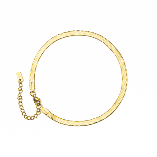 A visual content marketing example, a Gif showcasing Tresor jewelry anklets