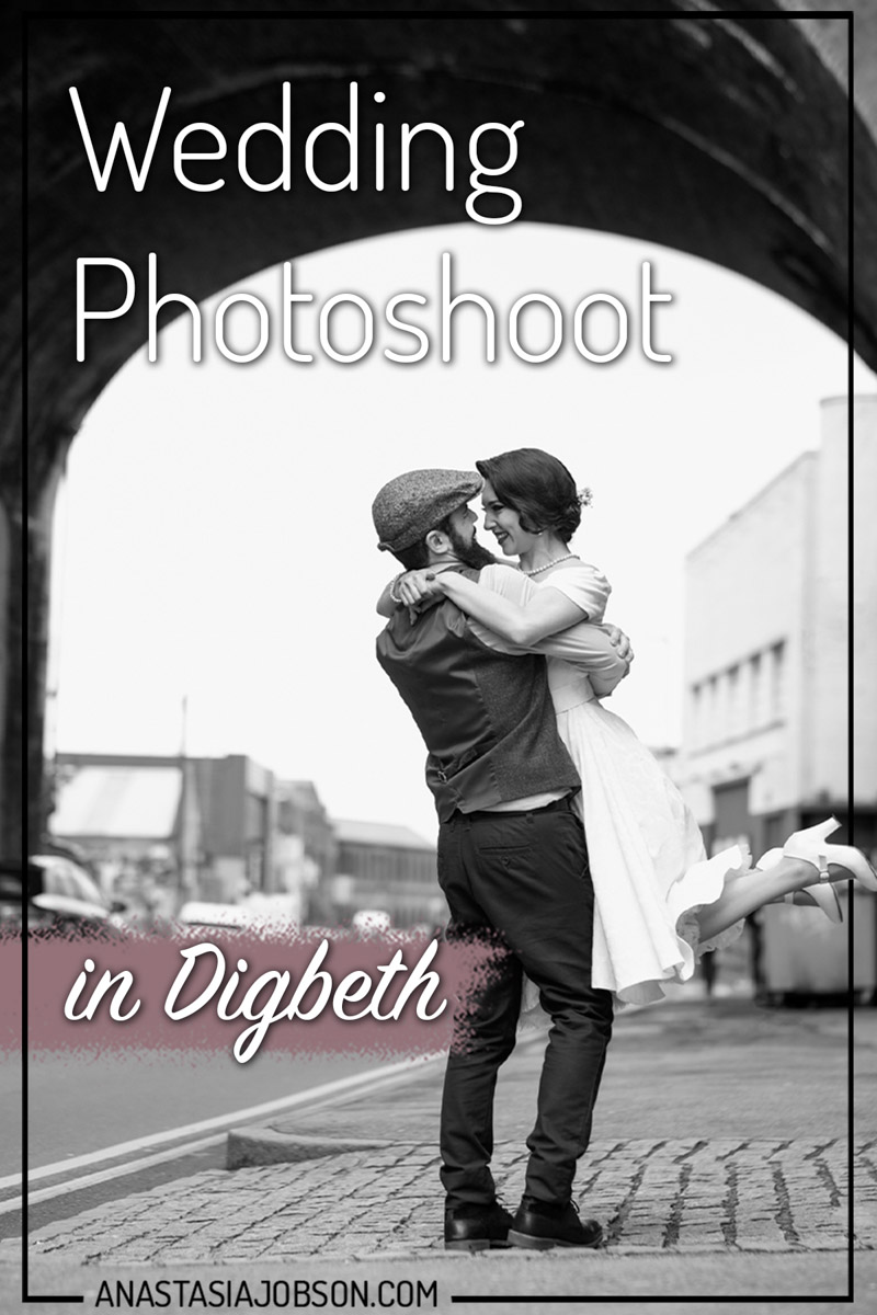 Wedding photoshoot in Digbeth Birmingham