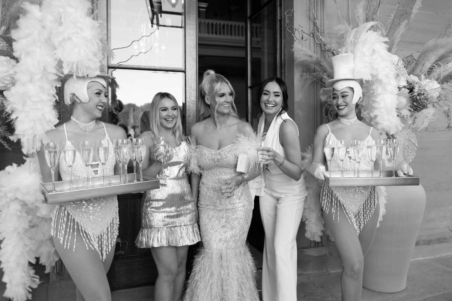 luxury birthday celebration photography, a group of women laughing