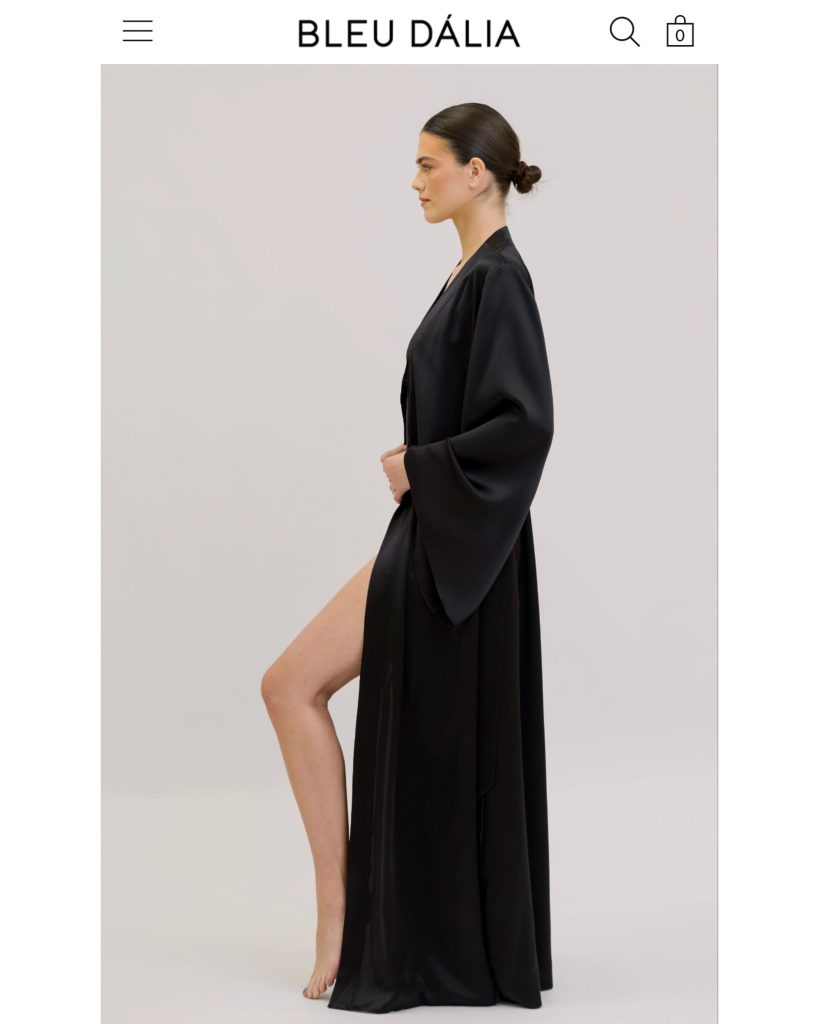 website photography for a fashion brand