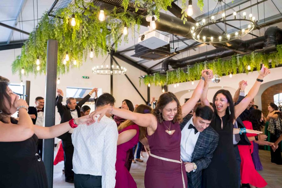 Event Photographer UK_AnastasiaJobson-6926 birthday party event photography, people dancing together and laughing