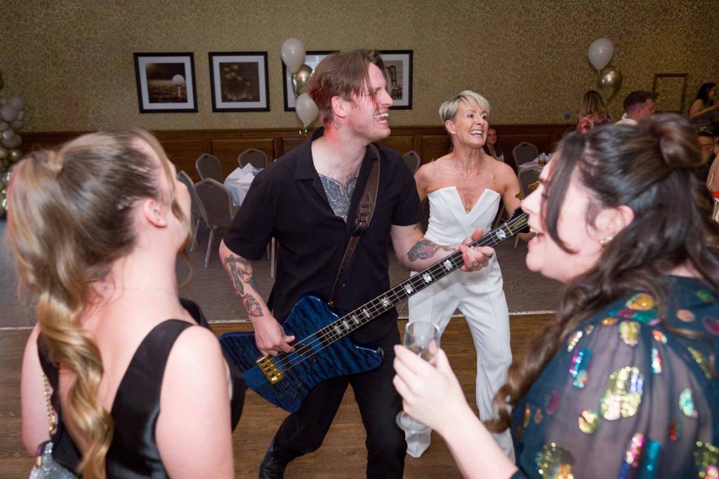 birthday event photography, band performing at a birthday party